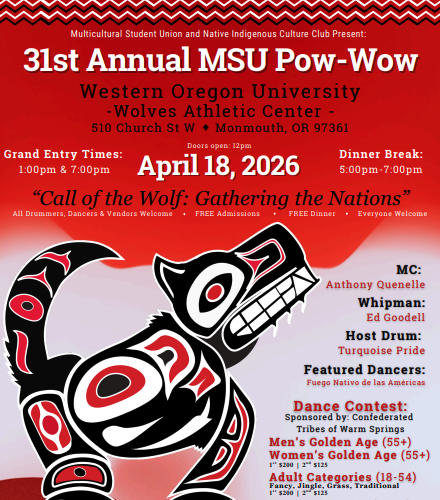 Western Oregon University 31st Annual MSU Pow Wow 2026